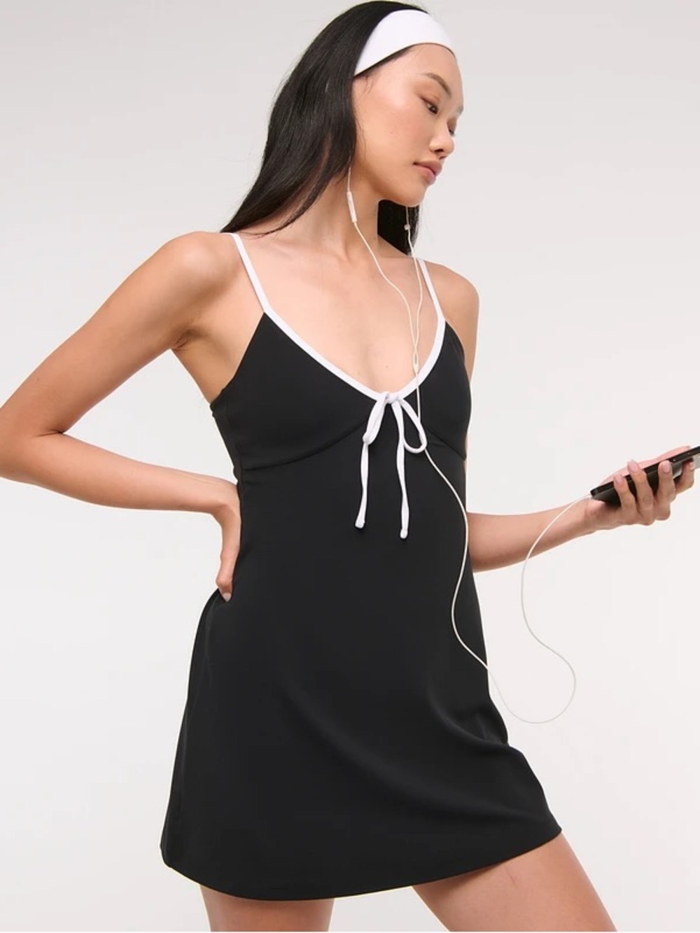 Abercrombie & Fitch YPB studioFLEX Cami Mini Dress Sz L